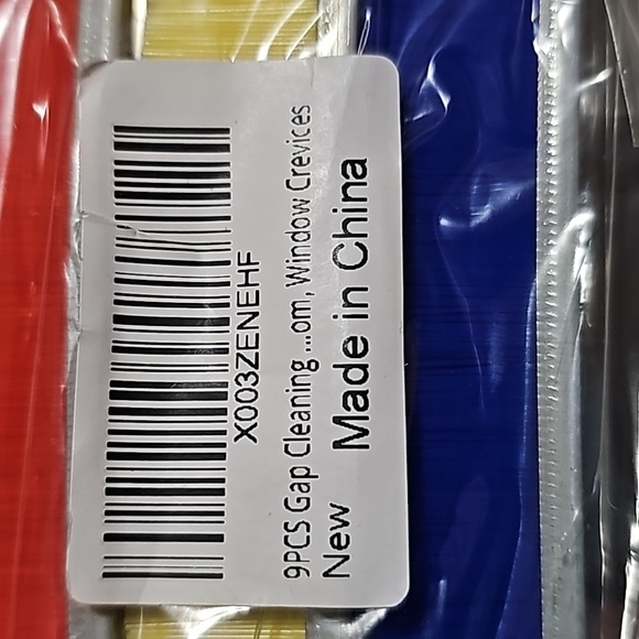 Unbranded 9 Pieces Gap Cleaning Window Crevices Brushes - Picture 7 of 8